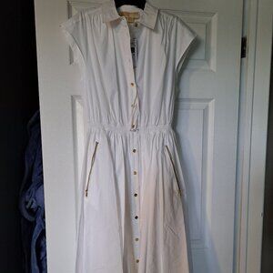 Michael Kors Cotton Poplin Dress